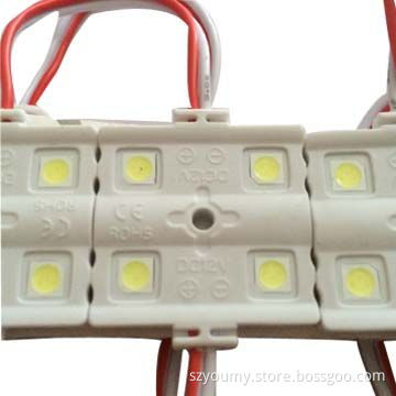 5050 4 LED Injection molding Module 12V DC Waterproof Light